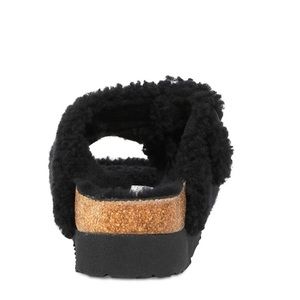 Women’s papillio Arizona shearling slide sandals